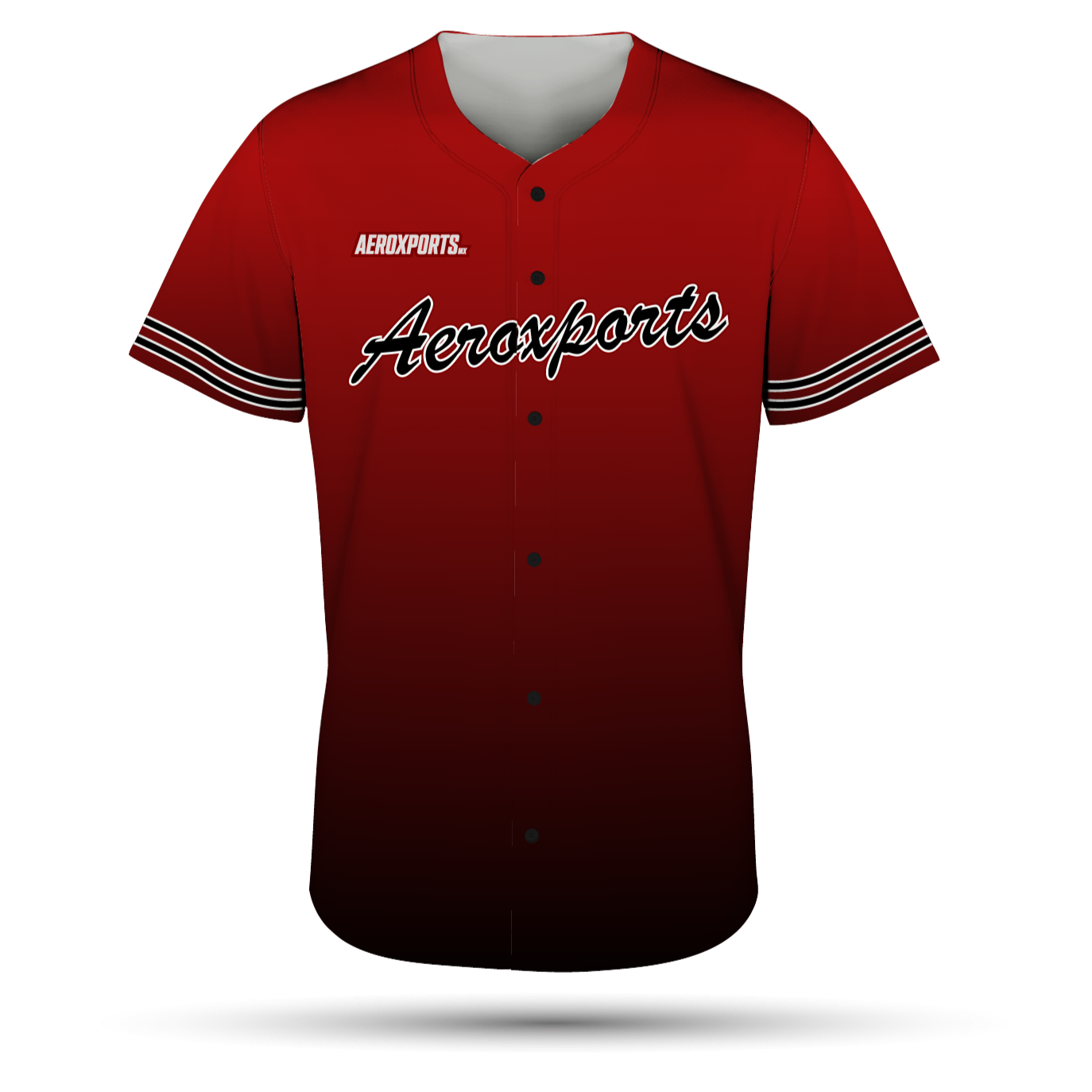 Jersey béisbol manga corta